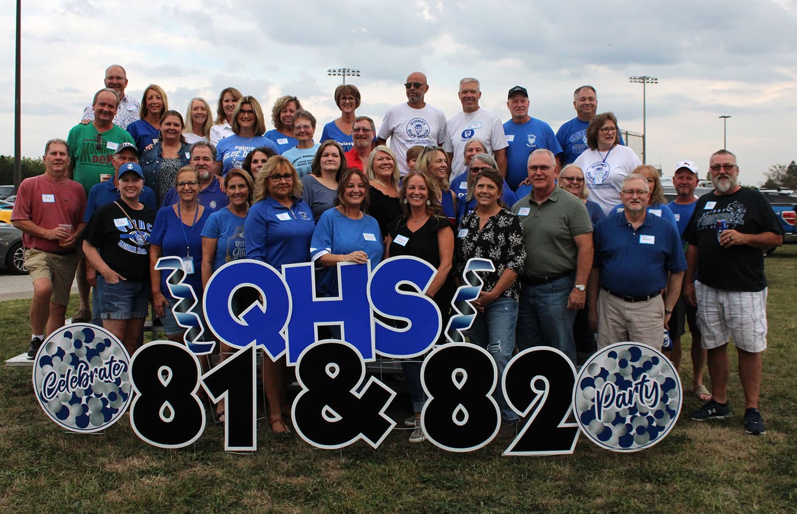 Class of 81 and 82 tailgating in 2022