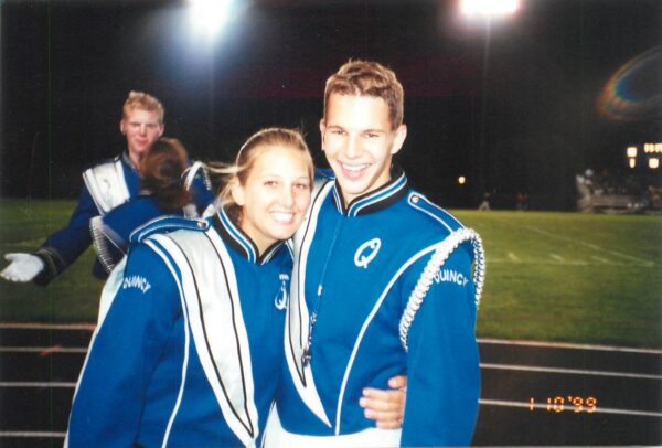 QHS Band 1999: Heidi and Eric
